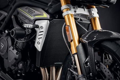 Radiatorcover Zwart Evotech Performance Triumph Speed Triple 1200 Rs '21-24