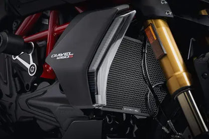 Radiatorcover Zwart Evotech Performance Ducati Diavel 1260 '19-