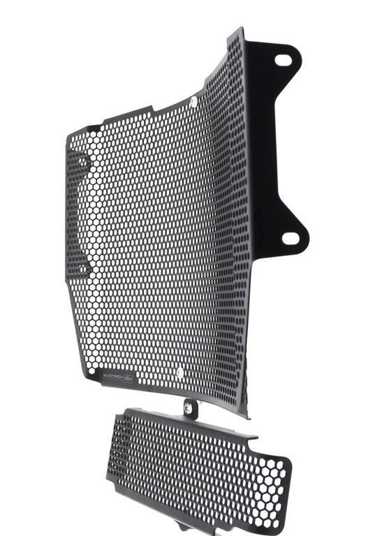 Radiator/Oliekoeler Cover Set Zwart Evotech Performance Triumph Speed Triple Rs '18-20