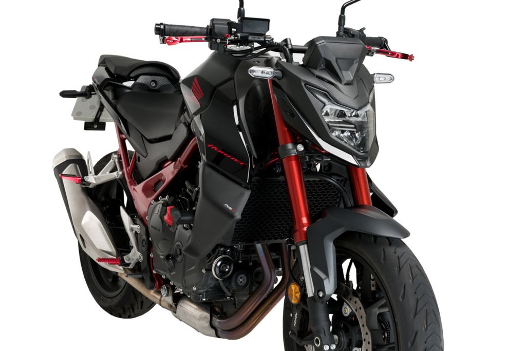 Puig Downforce Zijspoilers - Honda CB750 Hornet 2023-2024 - Mat Zwart / Zwart