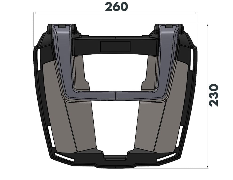 Topdrager Zwart Easyrack Hepco&Becker Triumph Tiger 1200 Rally Explorer / Gt Explorer '22-