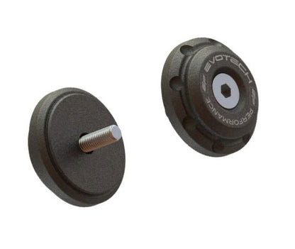 Bar Ends (Set) Zwart Evotech Performance Triumph Street Triple Rs '20-22 (Met Bar End Spiegels)