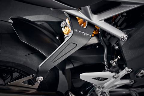 Uitlaatsteun Zwart Evotech Performance Triumph Speed Triple Rs '25-
