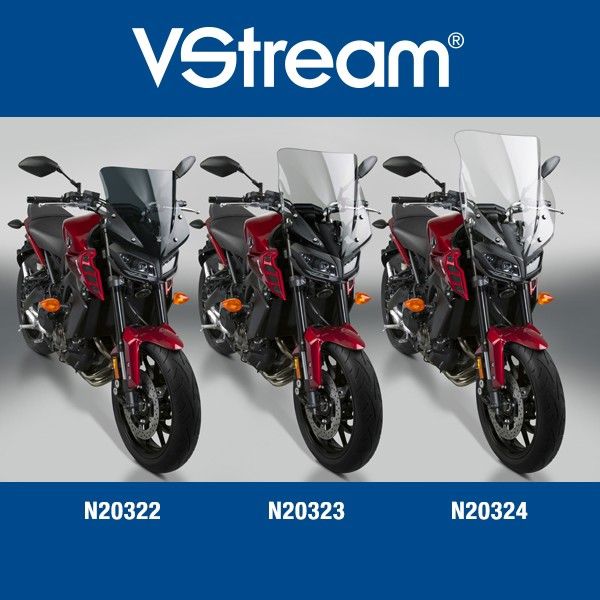 Vervangingsruit National Cycle Vstream Sport/Tour Licht Getint Yamaha Mt-09 '17-20