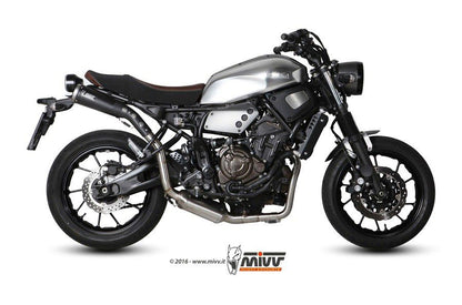 Mivv 2 In 1 Compleet Systeem Met Zwarte High Level Rvs Ghibli Demper Yamaha Xsr700 '16-