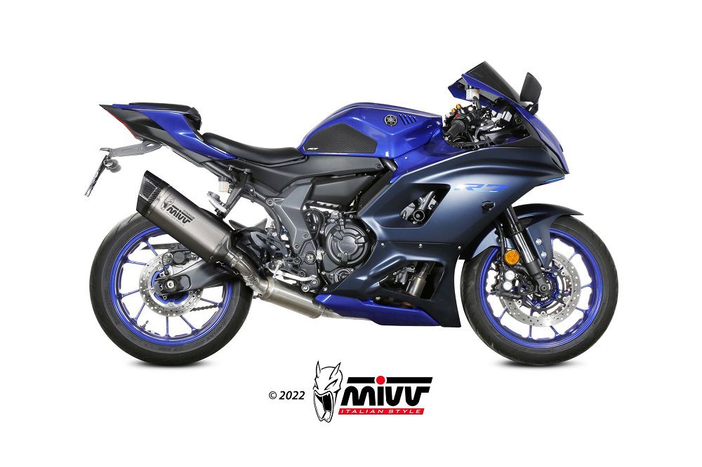 Mivv Compleet Systeem Met Sr-1 Titanium Demper Voor De Yamaha R7 '22-