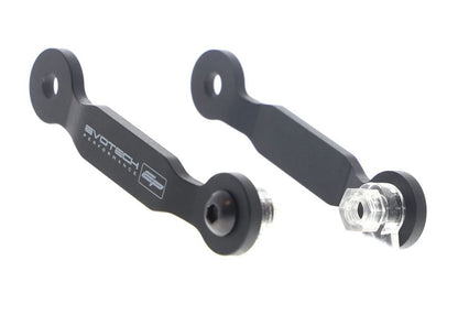 Afdekplaatjes duo voetsteunen links Evotech Performance Kawasaki ZX10-R ’11-15