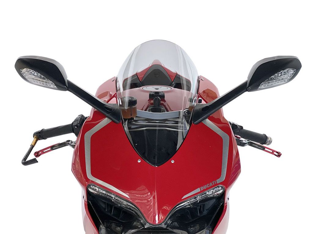 WRS Windscherm - Ducati Panigale 1199 2012-2014 | Panigale 1199 R 2013-2016 en meer - Race Hoog - Licht Getint / Transparant