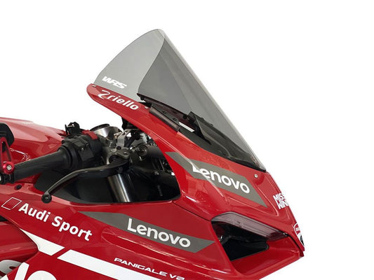 Vervangingsruit race hoog WRS licht getint Ducati Panigale V4/S '18-19 / V2 '20-24