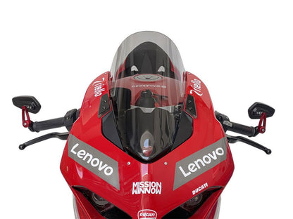 WRS Vervangingsruit - Ducati Panigale V2 2020-2024 | Panigale V4 2018-2020 en meer - Race Hoog - Licht Getint / Donker Getint