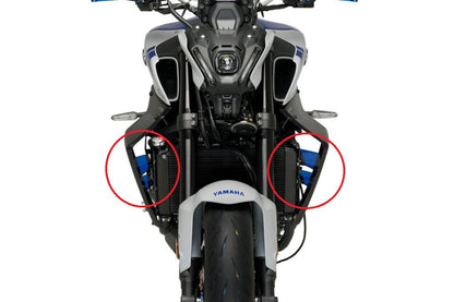 Puig Downforce Zijspoilers - Yamaha MT-09 2021-2023 | MT-09 SP 2021-2023 - Zwart / Rood en meer
