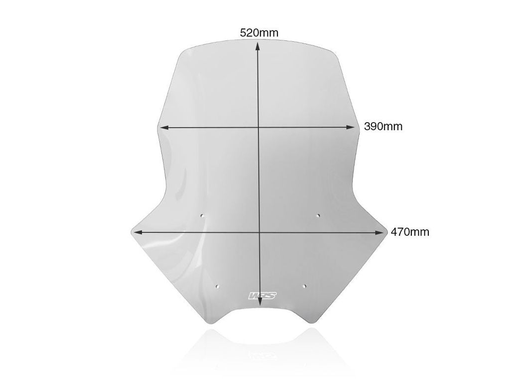 WRS Windscherm - Honda Forza 750 2021-2024 - Standaard - Licht Getint / Transparant