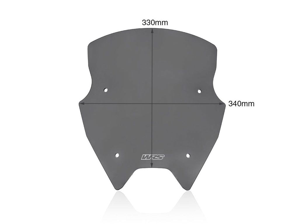 WRS SPORT WINDSCREEN - Donker Getint / Transparant