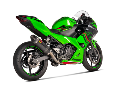 Akrapovič Uitlaat - Kawasaki Ninja 400 2018-2026 & meer - Slip-On Line (Carbon)