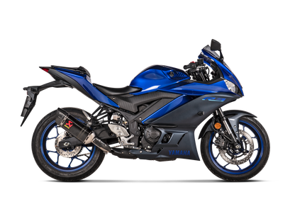Akrapovič Uitlaat - Yamaha MT-03 2022-2026 | R3 2022-2026 - Slip-On Line (Carbon) - Motor Accessoires