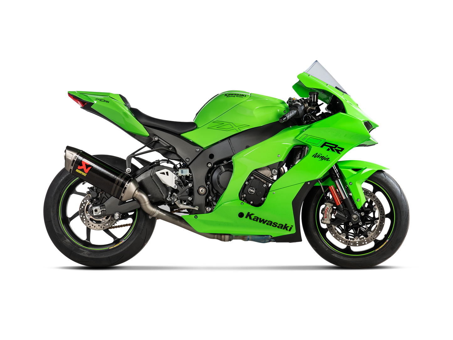 Optionele Akrapovič Uitlaat Accessoires - Kawasaki Ninja ZX-10R 2021-2025 | Ninja ZX-10RR 2021-2025 - Optional Link Pipe (Titanium) - Motor Accessoires