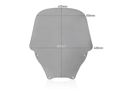 WRS Windscherm - Honda Forza 125 2021-2026 | Forza 350 2021-2026 - Standaard - Licht Getint / Transparant