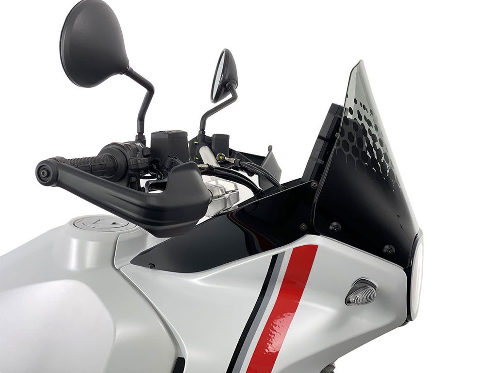WRS Vervangingsruit - Ducati DesertX 2022-2025 | DesertX Rally 2024-2026 - Enduro - Licht Getint / Zwart