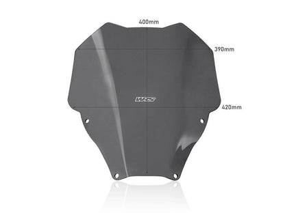 WRS Windscherm - Honda Forza 125 2021-2026 | Forza 350 2021-2026 - Sport - Donker Getint / Transparant