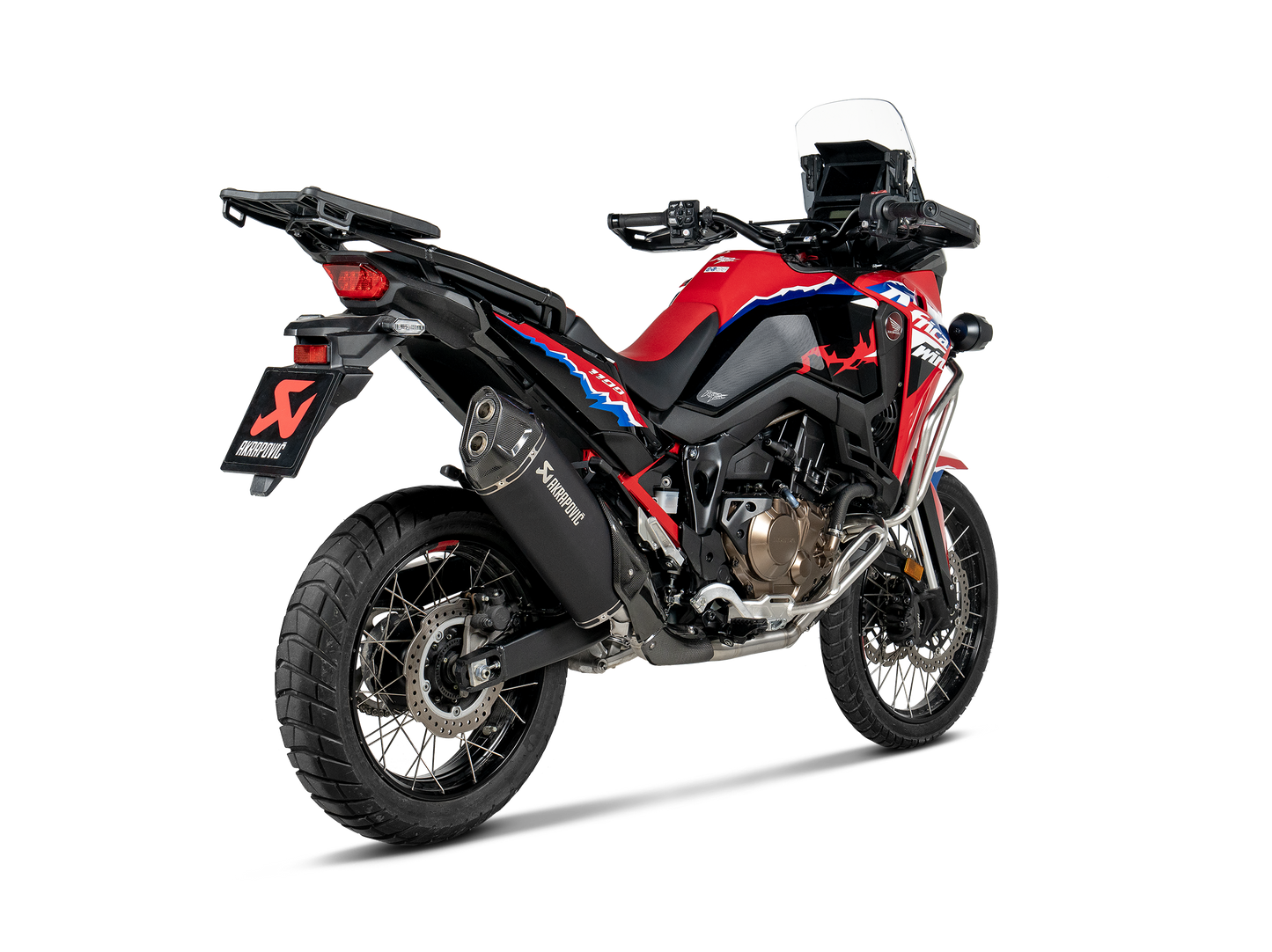 Akrapovič Uitlaat - Honda CRF1100L Africa Twin 202 & meer - Slip-On Line (Titanium)