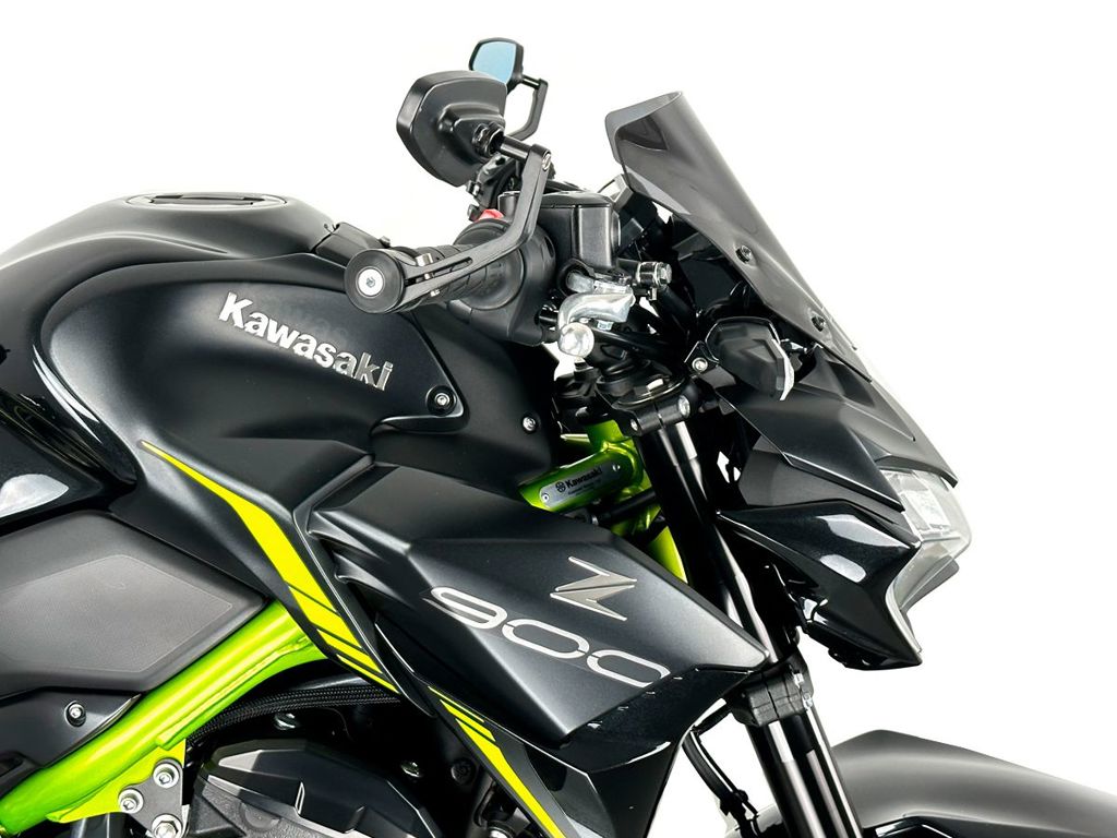 WRS Vervangingsruit - Kawasaki Z900 2020-2024 | Z900E (70kw) 2021-2024 - Sport - Donker Getint / Mat Zwart