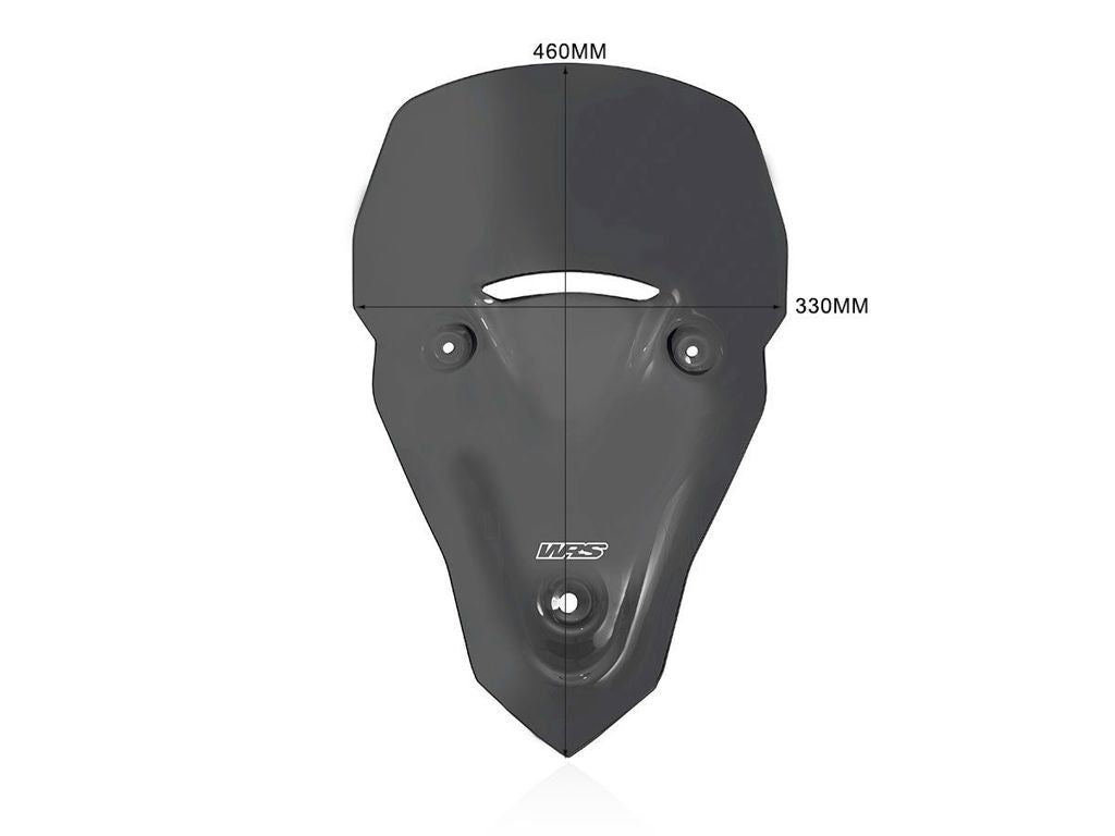 WRS Sport Windscherm - Triumph Tiger 660 Sport 2022-2026 - Donker Getint / Transparant