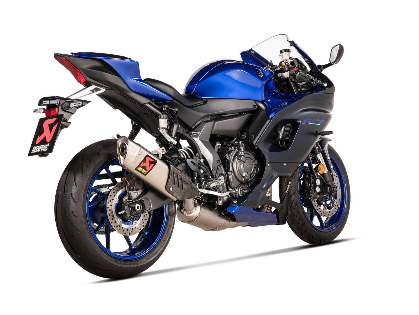 Akrapovič Uitlaat - Yamaha R7 2021-2025 - Racing Line (Titanium)