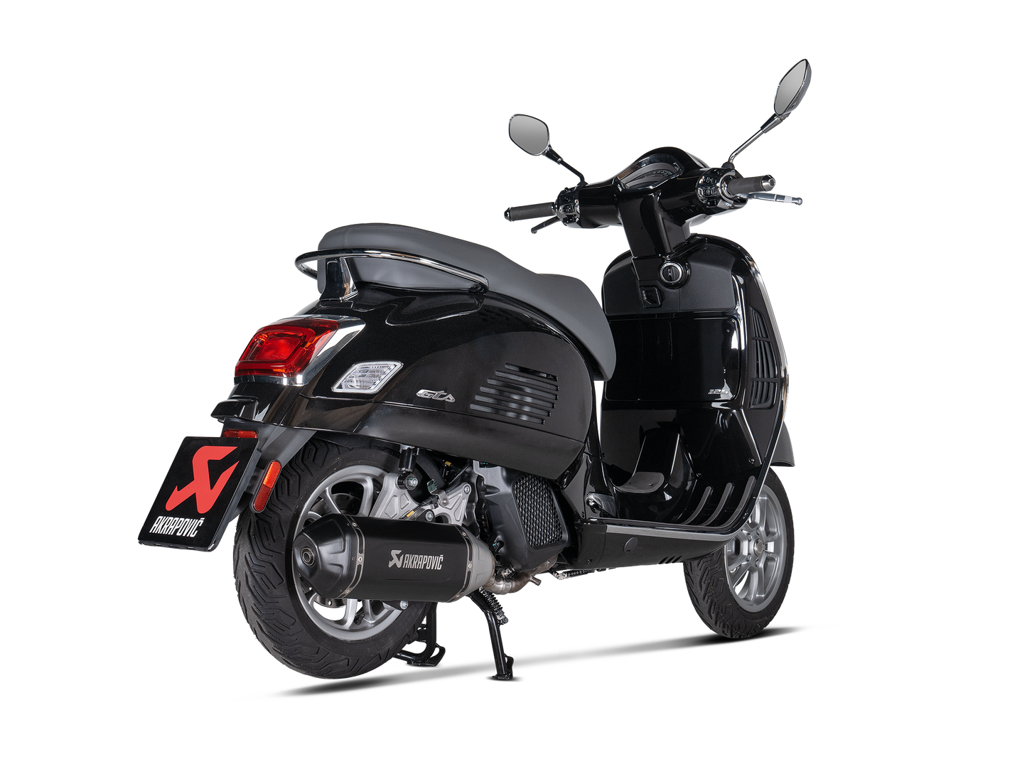 Akrapovič Uitlaat - Vespa GTS 125 / Super / SuperSport / SuperTech 2024-2026 - Slip-On Line (SS) - Motor Accessoires