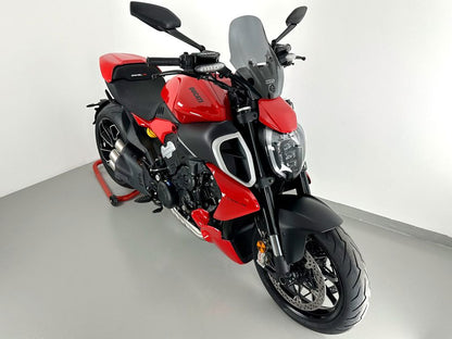 WRS Windscherm - Ducati Diavel V4 2023-2026 - Touring - Transparant / Mat Zwart en meer