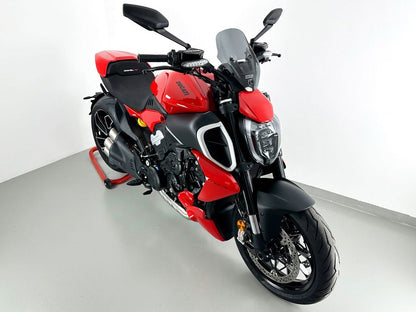 WRS Vervangingsruit - Ducati Diavel V4 2023-2026 - Sport - Donker Getint / Mat Zwart