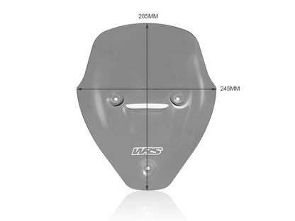 WRS Vervangingsruit - Ducati Diavel V4 2023-2026 - Sport - Donker Getint / Mat Zwart