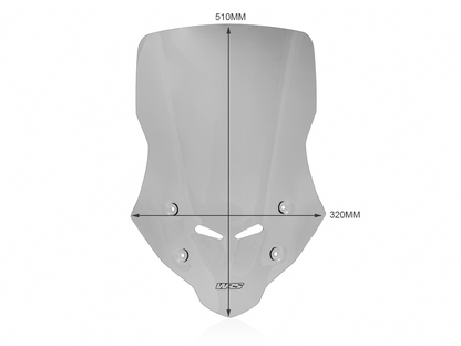 WRS Windscherm - Honda CB750 Hornet 2023-2024 - Caponord - Transparant / Licht Getint en meer