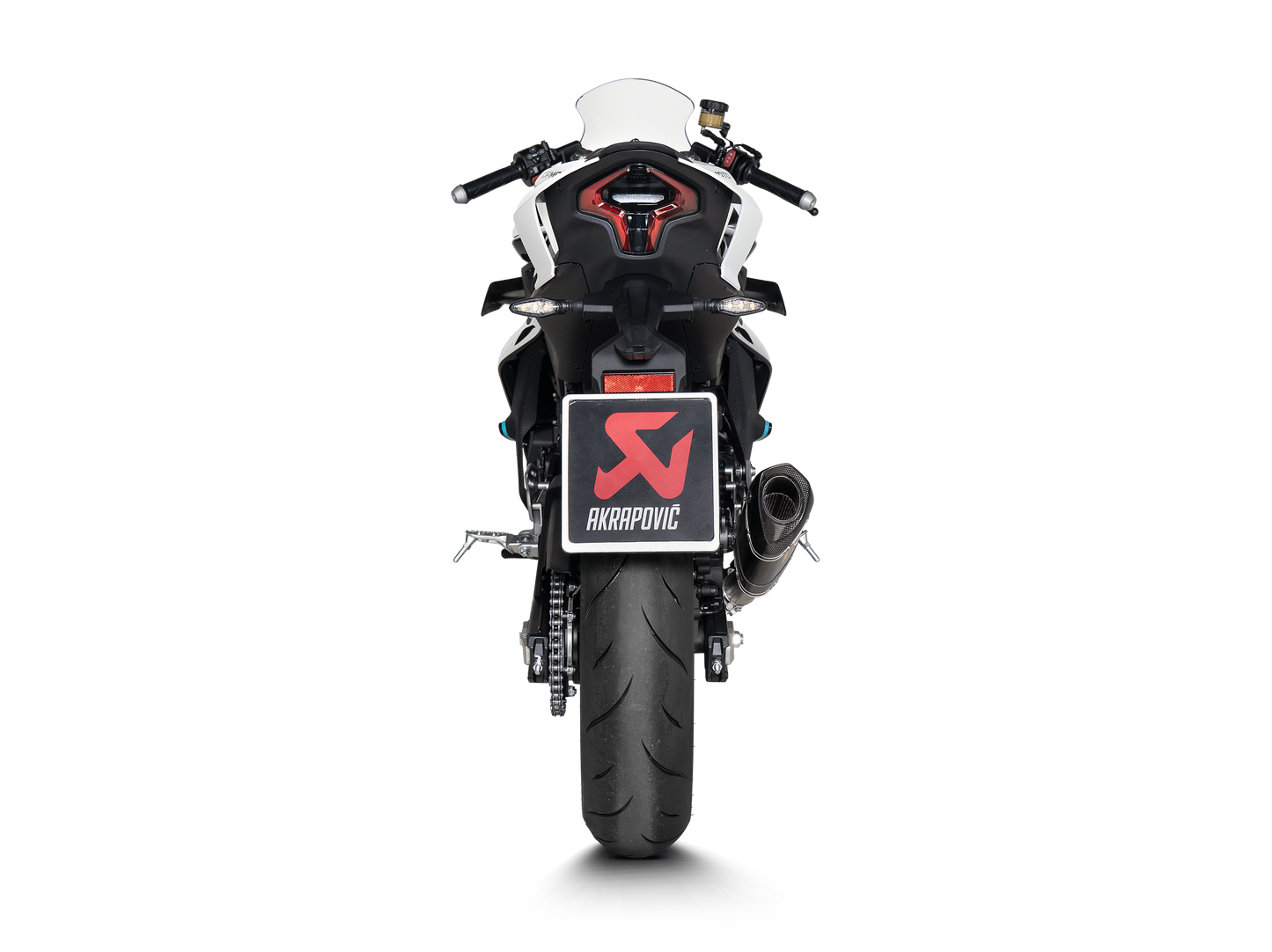 Akrapovič Uitlaat - CFMOTO 450SR / 450NK 2024-2026 - Slip-On Line (Carbon)