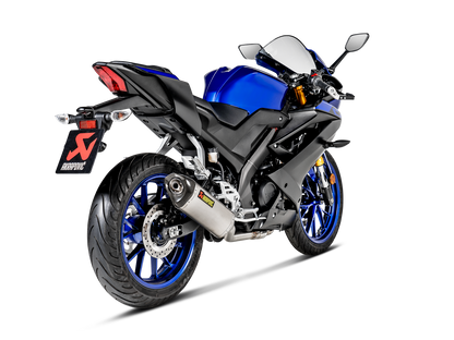 Akrapovič Uitlaat - Yamaha MT-125 2020-2020 | R125 2019-2020 | YZF-R15 2019-2020 - Racing Line (Titanium) - Motor Accessoires