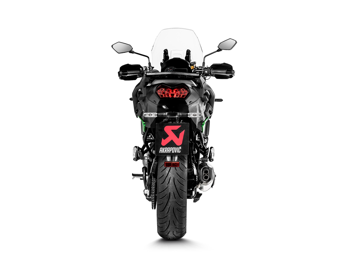 Akrapovič Uitlaat - Kawasaki Versys 1000 2019-2024 - Slip-On Line (Titanium)