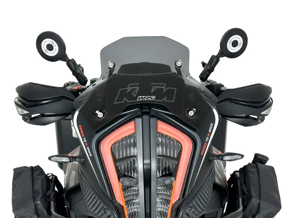 WRS Vervangingsruit - KTM 1290 Super Adventure R 2017-2020 | 1290 Super Adventure S 2017-2020 - Sport - Transparant / Mat Zwart en meer