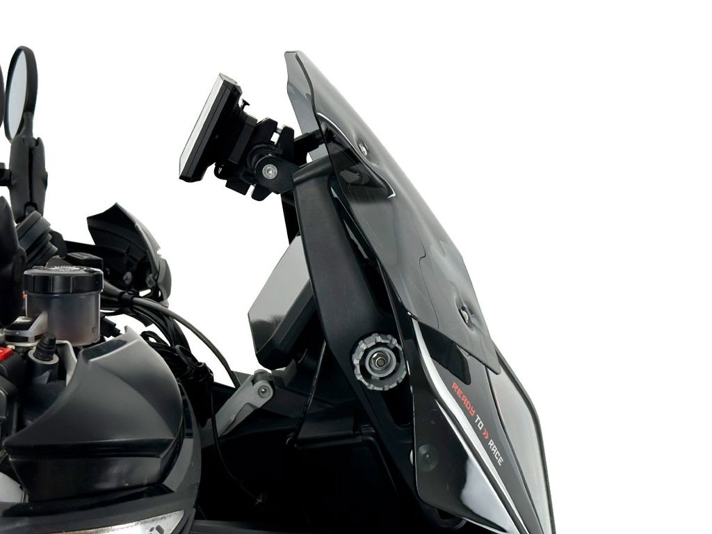 WRS Vervangingsruit - KTM 1290 Super Adventure R 2017-2020 | 1290 Super Adventure S 2017-2020 - Sport - Transparant / Mat Zwart en meer