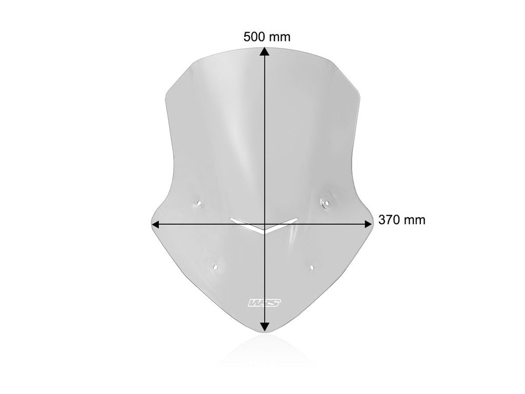 WRS Vervangingsruit - Honda NC750X 2021-2024 - Caponord - Licht Getint / Transparant