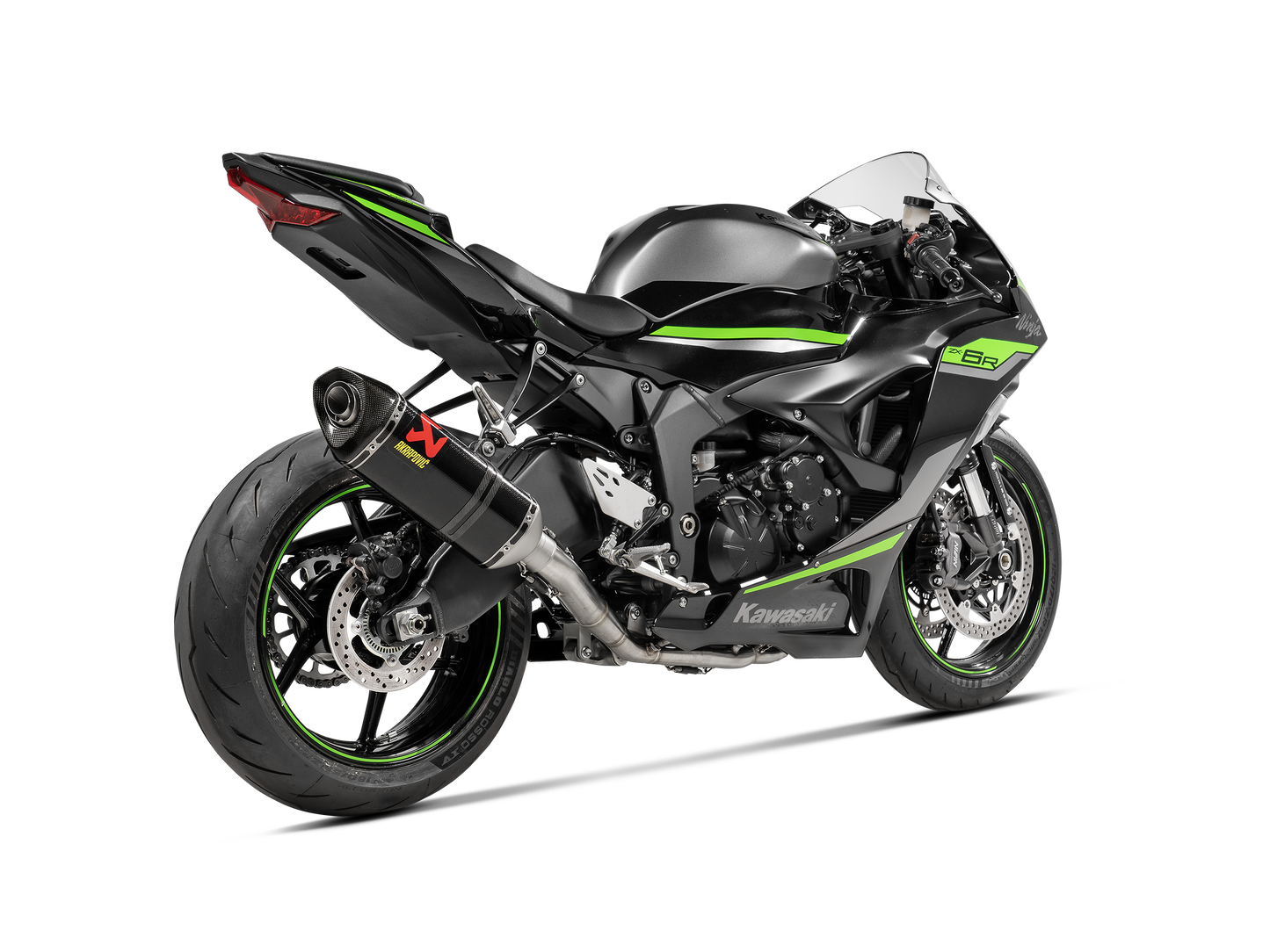Akrapovič Uitlaat - Kawasaki Ninja ZX-6R 2023-2026 - Racing Line (Carbon) - Motor Accessoires