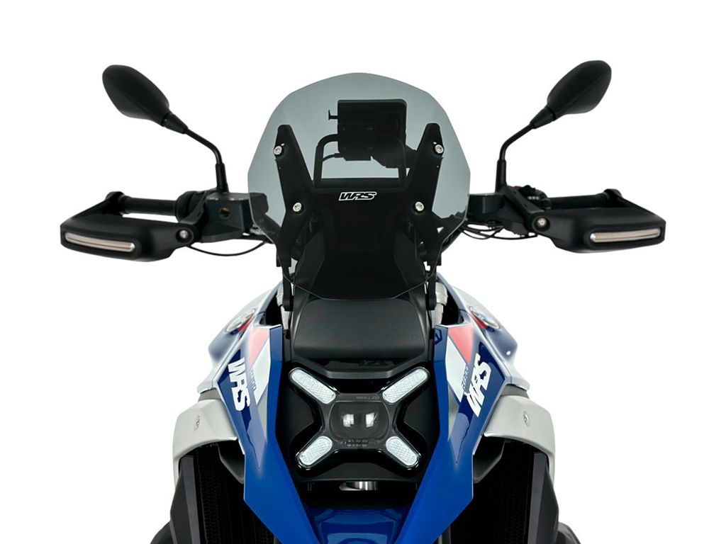 WRS Windscherm - BMW R1300GS Adventure zonder radar 2024-2026 | R1300GS zonder radar 2023-2026 - Enduro - Donker Getint / Transparant
