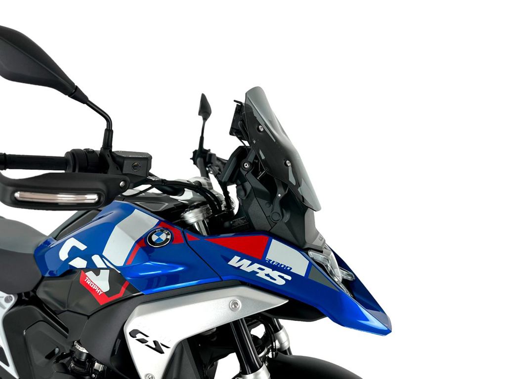 WRS Windscherm - BMW R1300GS Adventure zonder radar 2024-2026 | R1300GS zonder radar 2023-2026 - Enduro - Donker Getint / Transparant