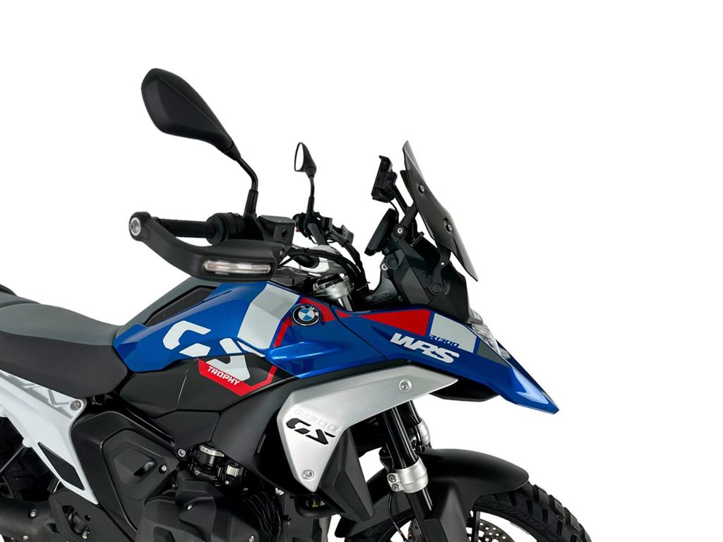 WRS Windscherm - BMW R1300GS Adventure zonder radar 2024-2026 | R1300GS zonder radar 2023-2026 - Enduro - Donker Getint / Transparant