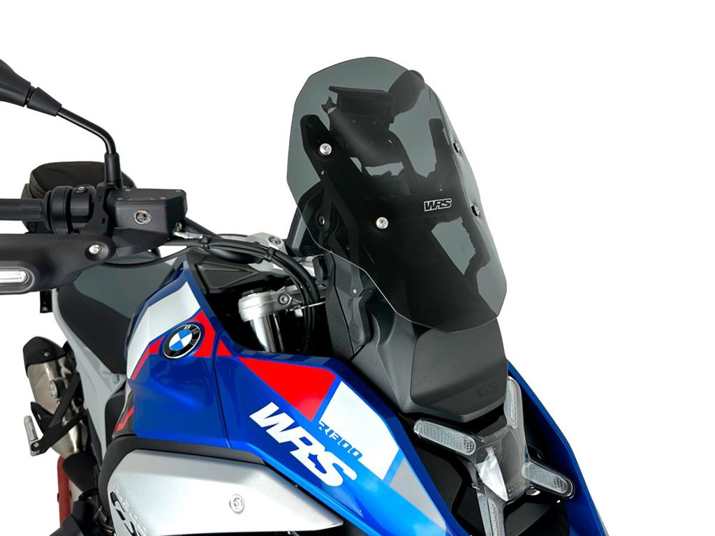WRS Windscherm - BMW R1300GS Adventure zonder radar 2024-2026 | R1300GS zonder radar 2023-2026 - Enduro - Donker Getint / Transparant