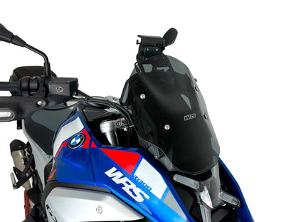 WRS Windscherm - BMW R1300GS Adventure zonder radar 2024-2026 | R1300GS zonder radar 2023-2026 - Enduro - Donker Getint / Transparant