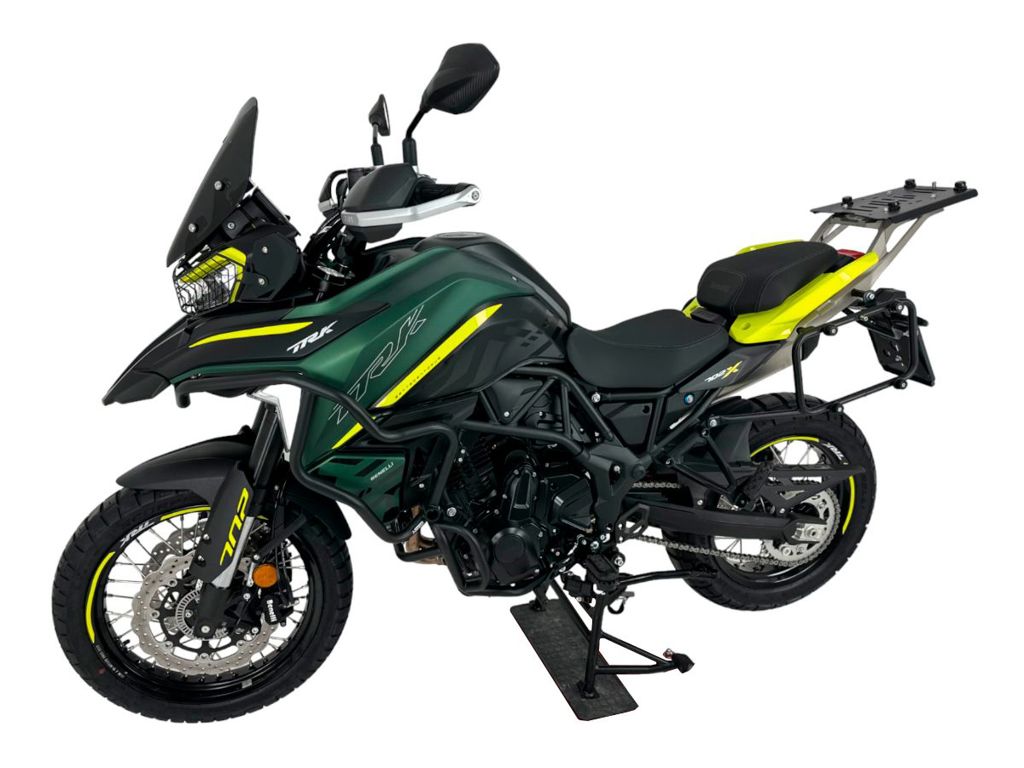WRS Windscherm - Benelli TRK 702 2023-2026 | TRK 702 X 2023-2026 - Sport - Transparant / Mat Zwart en meer