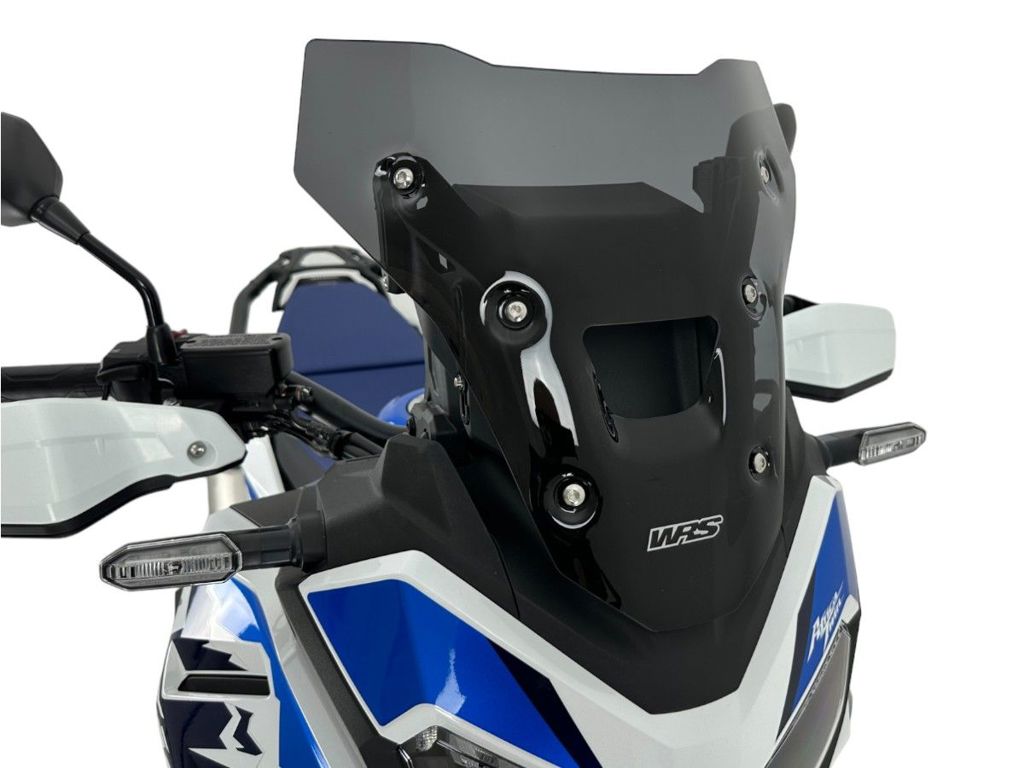 WRS Windscherm - Honda CRF1100L Africa Twin 2024-2026 - Enduro - Donker Getint / Mat Zwart