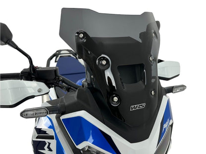 WRS Windscherm - Honda CRF1100L Africa Twin 2024-2026 - Enduro - Donker Getint / Mat Zwart