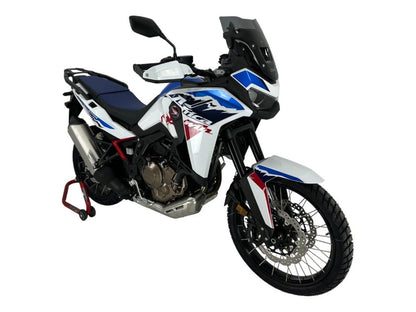 WRS Windscherm - Honda CRF1100L Africa Twin 2024-2026 - Enduro - Donker Getint / Mat Zwart