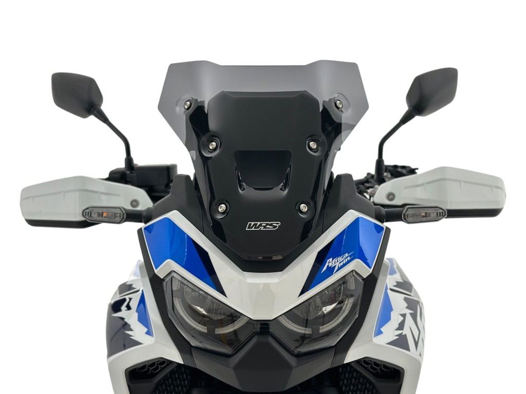 WRS Windscherm - Honda CRF1100L Africa Twin 2024-2026 - Enduro - Donker Getint / Mat Zwart