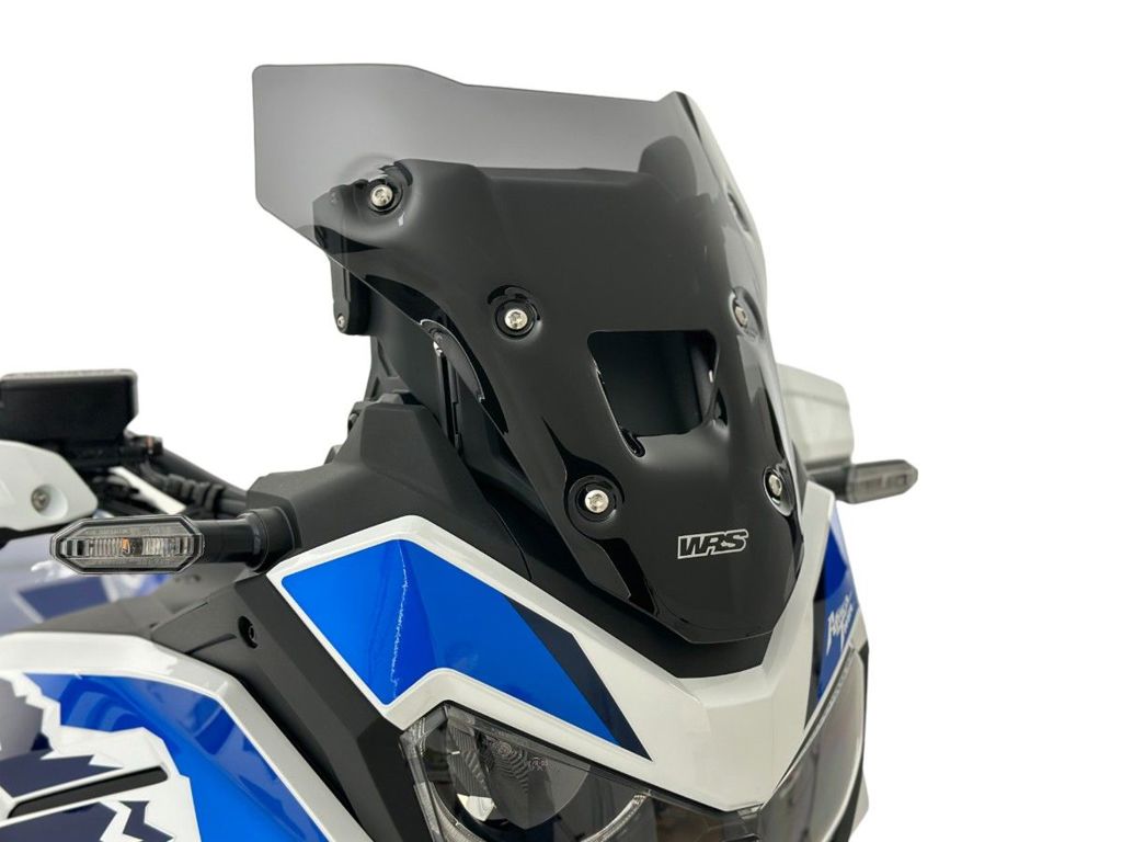 WRS Windscherm - Honda CRF1100L Africa Twin 2024-2026 - Enduro - Donker Getint / Mat Zwart
